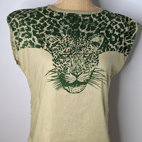 Vintage green wildcat shirt - Picture 2 of 3